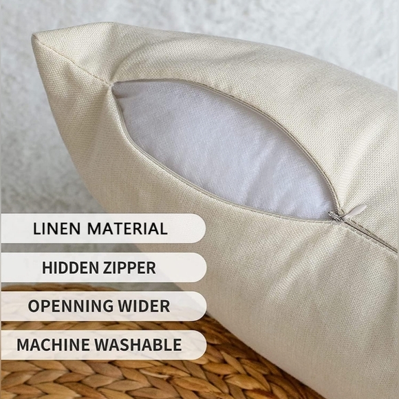 Snycler Navy Blue & Yellow Dahlia Pillow Covers, 12x20” Set of 2 - Picture 6 of 7